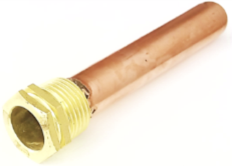 Латунный стакан 1/2" L=108 мм 