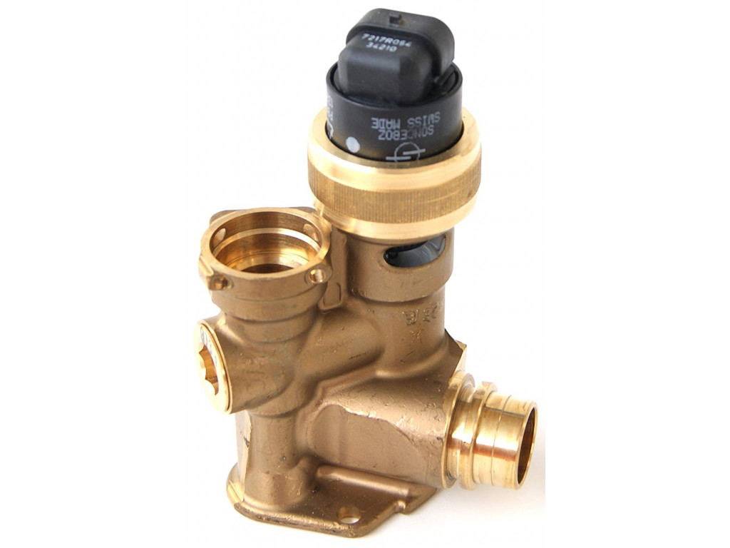 Трехходовой клапан в сборе С МОТОРОМ черн (Vaillant TEC)