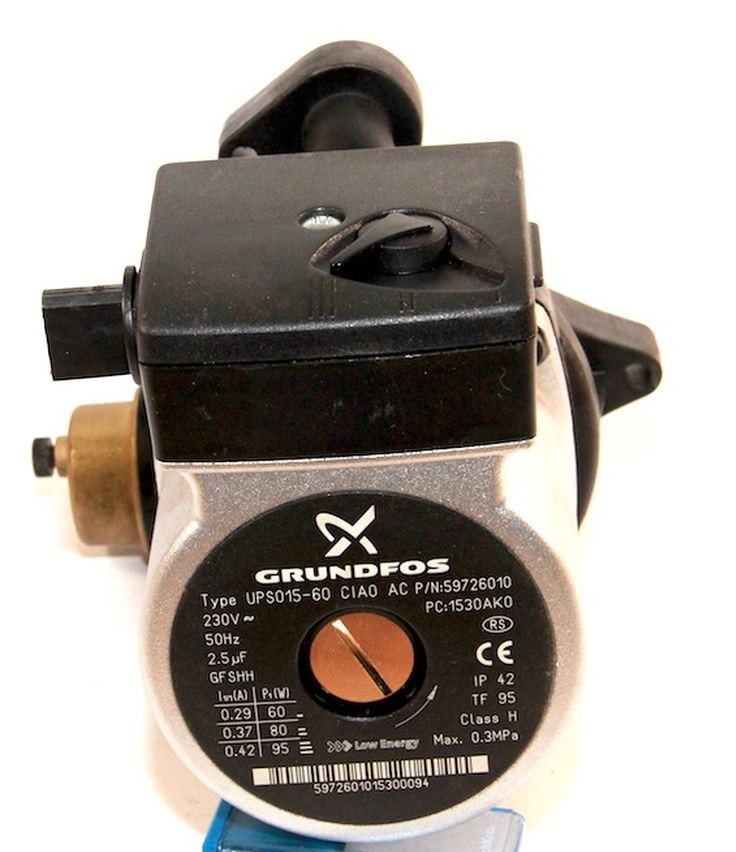 Насос циркуляционный Grundfos 15-50 с гидрогруппой и коннектором (Ecofour ECO-3 LUNA-3) 