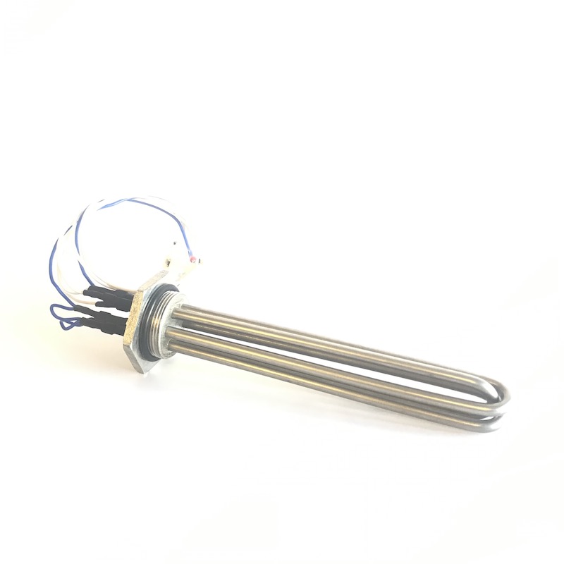 Блок ТЭН нерж аналог 3000W L=240mm (с проводами)