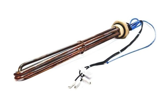 Блок ТЭН медь аналог 7000W L=440mm (с проводами)