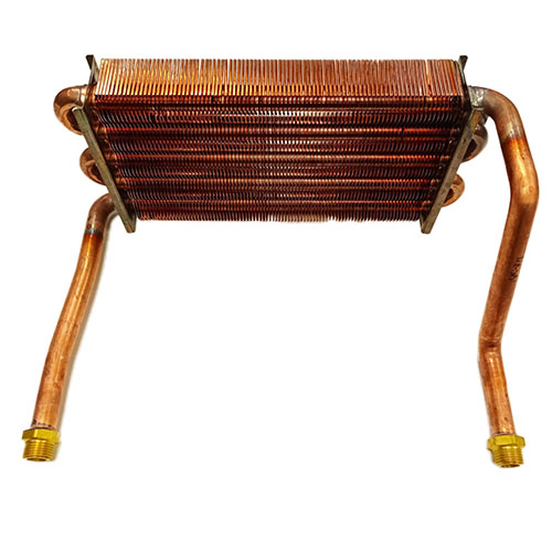 Первичный теплообменник 18квт L=195 (для Bosch 6000 / Buderus 072) 