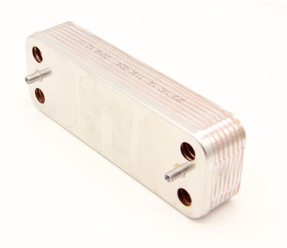 Теплообменник ГВС HR 14 пластин 207 x 166 (BAXI ECO3, Eco four, Fourtech после 2014)