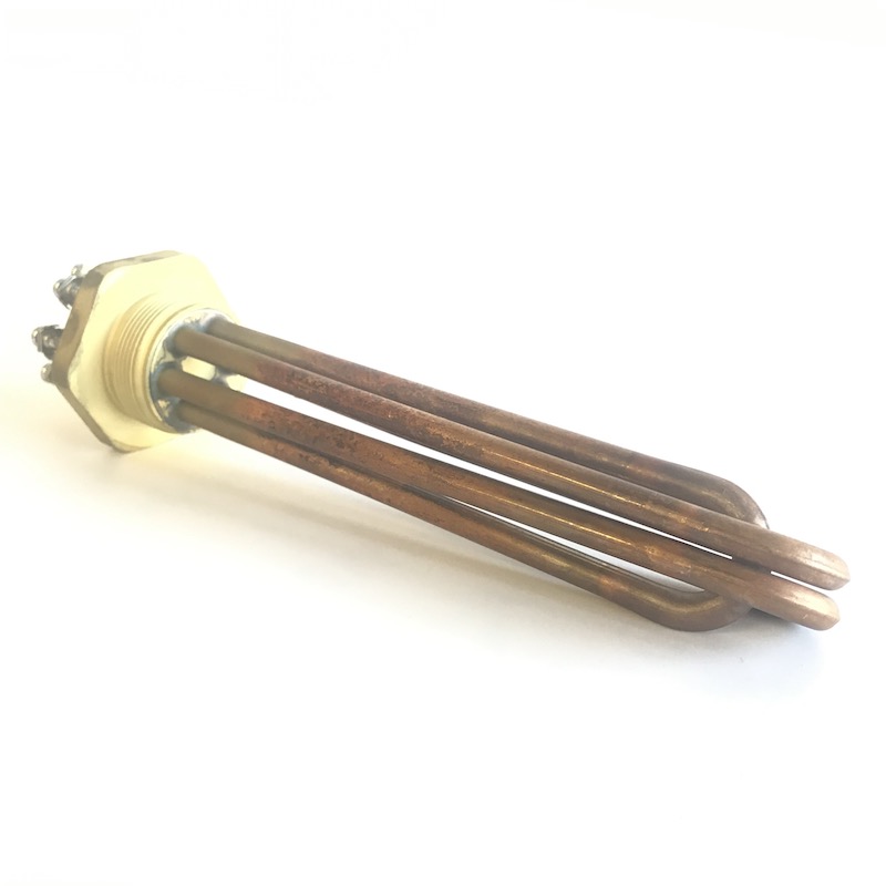 Блок ТЭН медь аналог 3000W L=240mm NM (без проводов)